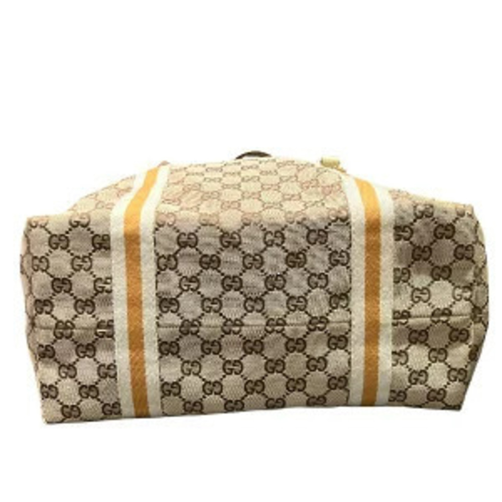 Gucci Canvas GG Attached Charm Tote Bag - Picture 3 of 6
